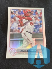 2022 Topps Series 1 Rainbow Foil Gerardo Parra #220 Washington Nationals